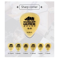 Jelo YTK-3 Dunlop Ultex Guitar Picks Sharp 433R Heavy Bass Acoustic Electric Guitars Stand Stringed Instruments Parts