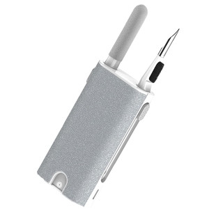 Juego de bolígrafos multifuncionales para limpieza de auriculares, color grisáceo y blanco, para auriculares TWS con Bluetooth, eliminación de polvo para teléfonos móviles y ordenadores - Product Image 2