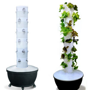 <span class=keywords><strong>Torre</strong></span> de Cultivo Hidropónico Vertical de 240g para Lechuga, Cultivo Aeropónico, Columna de Cultivo Hidropónico para Hojas de Albahaca y Vegetales con Luz - Product Image 2