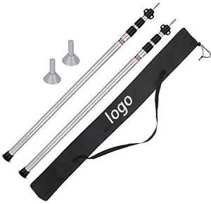OEM Personalizzato Telescopica Esterna In Alluminio Regolabile 6063 Tenda Da <span class=keywords><strong>Campeggio</strong></span> Tarp Poli - Product Image 1