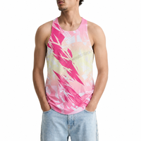 Débardeur en tissu mesh sans manches de haute qualité, séchage rapide, respirant, vêtements de sport, design personnalisé OEM ODM, impression de logo, débardeur unisexe