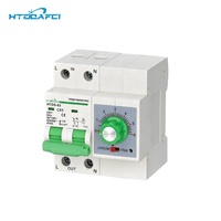 Pemutus Sirkuit Tunda Waktu Berkualitas Tinggi Mini Industri Kapasitas Pemutusan 4.5KA Tegangan Terukur 230V dengan Pemasangan Rel DIN