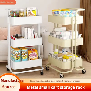 Étagère de rangement moderne en métal <span class=keywords><strong>Lasker</strong></span> pour petite poussette, support mobile pour collations et cuisine, produit populaire sur internet - Product Image 3