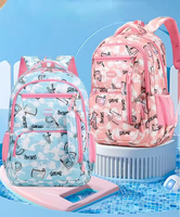 Nouveauté Sacs d'École Mignons Filles Imprimé Dessin Animé Designer Pas Cher Meilleur Cartable Enfants Sac à Dos Écolier