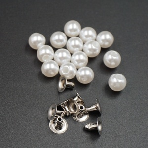 Remaches Metálicos con Púas <span class=keywords><strong>de</strong></span> Perla <span class=keywords><strong>de</strong></span> Varios Tamaños para Decoración <span class=keywords><strong>de</strong></span> <span class=keywords><strong>Tela</strong></span>, Jeans, Cuero, Sombreros, Zapatos, Ropa, Bolsos, Velos <span class=keywords><strong>de</strong></span> Novia, Perlas y Remaches para Manualidades - Product Image 6