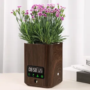 Hydrocultuur Kit Slimme Tuinplanters Smart Minituin Indoor Kweeklamp Met Luchtbevochtiger Luchtreiniger Luidspreker Wekker