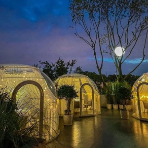 Cabaña prefabricada <span class=keywords><strong>para</strong></span> restaurante, <span class=keywords><strong>casa</strong></span> transparente glamping, <span class=keywords><strong>casa</strong></span> de cúpula de PC <span class=keywords><strong>para</strong></span> <span class=keywords><strong>alquiler</strong></span>, carpa de cúpula deslizante, <span class=keywords><strong>casa</strong></span> de PC plegable - Product Image 3