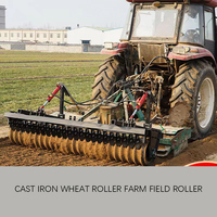 Rouleau de sol pour tracteur de champs de blé, compacteur de sol, machine à rouler et à compacter le blé