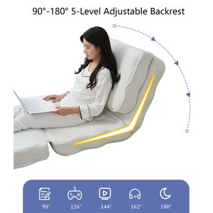 Canapé-lit pliable en forme de nuage, rembourré en mousse, pour enfants, animaux domestiques, adultes et personnes âgées - Product Image 4