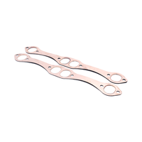 Joints d'échappement en cuivre réutilisables à port ovale SBC pour SB Chevy 327 305 383