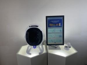 Appareil d'analyse de la peau, détecteur de pores UV, analyseur de peau A6 AI, appareil d'analyse de la peau avec poignée, détecteur microscopique - Product Image 6