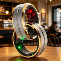 Moniteur de fréquence cardiaque et de tension artérielle pendant le sommeil SR02, bague intelligente en acier inoxydable, vente en gros, bague unisexe pour couple