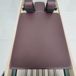Equipo de Ejercicio para Mujeres de Tamaño Completo, Venta al Por Mayor de Fábrica China, Reformer de <span class=keywords><strong>Pilates</strong></span> de Madera de Arce Clásico de Alta Calidad para Uso Comercial - Product Image 2