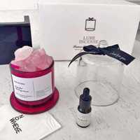 Ornements de chambre à coucher intérieure sans feu Diffuseur de cristal d'huile essentielle d'aromathérapie Pierre de diffuseur de parfum d'air