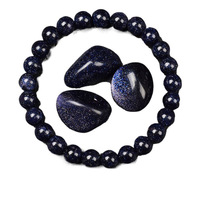 Bracelets en cristal d'apatite bleue Comiya 2026, cordon élastique naturel, bijoux de mode pour femmes, bijoux unisexes, cadeaux