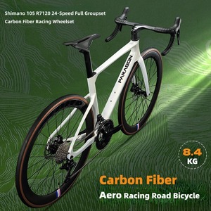 จักรยานกรวดคาร์บอนไฟเบอร์700 * 28C ถนนจักรยาน Di2 R7120 105สำหรับแข่ง - Product Image 3