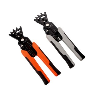 5 In 1 Wire Bending Pliers Metric Chrome Vanadium Steel Orange Serrated Jaw For Electrician Use - Product Image 1