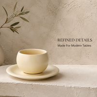 Ensemble tasse et soucoupe à latte en céramique texturée pour une présentation professionnelle du café – Commandes de couleurs personnalisées pour les acheteurs en gros mondiaux