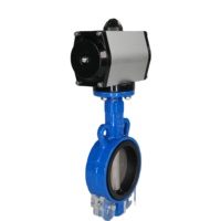 Pince électrique de haute qualité DN100 fonte ductile 304 structure d'angle de plaque en acier inoxydable vanne papillon pneumatique
