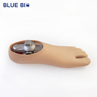Fabricants de pieds prothétiques Adaptateur de pied double axe en polyuréthane beige Pieds de prothèse de membres artificiels avec deux trous