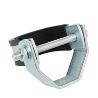Pince de suspension de tuyau à chape en acier inoxydable galvanisé standard réglable unistut