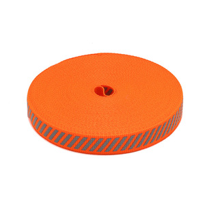 <span class=keywords><strong>Cinta</strong></span> reflectante de punto de diseño personalizado <span class=keywords><strong>cinta</strong></span> reflectante de poliéster <span class=keywords><strong>3M</strong></span> para bolsa de ropa - Product Image 5