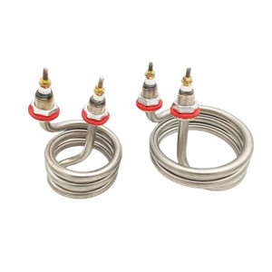 工場直販 ステンレス製 200ワット 浸漬式湯沸かし器 ヒーター 220v 400w スパイラル管状発熱体 - Product Image 2