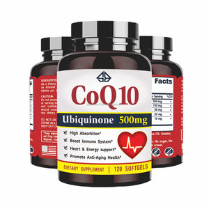 Cápsulas Blandas de Coenzima Q10 de Alta Absorción con Extracto de Girasol, Suplemento Dietético Natural para la Salud del Corazón, Energía y Sistema Inmunitario para Adultos (OEM) - Product Image 2