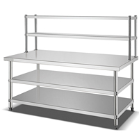 Fournitures pour hôtels et restaurants, table de travail, pharmacie, tables de travail en métal robustes, table de travail mobile TKA