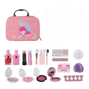 Nuevo Producto de Juego de Imitación, Brillo Labial Orgánico con Purpurina, Esmalte de Uñas Brillante para Niñas, Set de Maquillaje de Juguete para Niños - Product Image 4