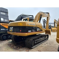 Excavatrice sur chenilles CAT 320CL d'occasion, pelle hydraulique Caterpillar de 20 tonnes, excavatrice d'occasion en bon état pour travaux de construction