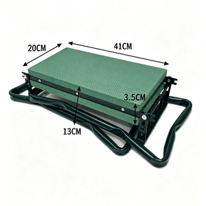Sunsbuild Siège pliant de jardin, tabouret de jardinage 2-en-1, banc pliant portable pour patio, cour et jardinage en extérieur - Product Image 4