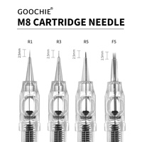 Cartouches d'aiguilles Goochie PMU M8 pour maquillage permanent, microblading, tatouage