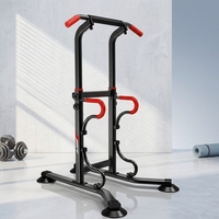 Barre parallèle horizontale multifonctionnelle en acier pour entraînement intérieur, équipement de traction domestique sur pied