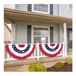 Bandera Plisada de Alta Calidad 100% Fabricada en EE. UU. de 6x3 pies, Precio Competitivo al por Mayor, Banderas Nacionales Americanas para Aficionados, Bandera de Aficionados de 5x3 pies - Product Image 2