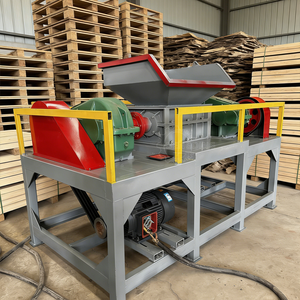 เครื่องย่อยไม้กำลังสูง เครื่องย่อยเหล็กแผ่น เครื่องย่อยถังขนาดใหญ่สีน้ำเงิน เครื่องย่อยยางรถยนต์ เครื่องย่อยเปลือกหอย เครื่องบดกระดูก - Product Image 3