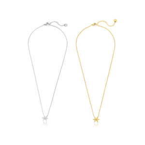 Collar con Colgante de Piscis en Acero Inoxidable 46058, Amuleto de Estrella en Oro y Plata, Joyería de Moda - Product Image 2