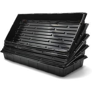 hot sale 1020 plant growing flat hydroponic plastic seed tray without holes