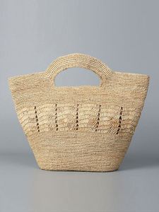 กระเป๋าสานราฟเฟียสุดหรู ทำมือ สำหรับฤดูร้อน ชายหาด ท่องเที่ยว วันหยุด - Product Image 6
