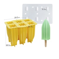 Spirale Ice Popsicle Maker Ice Pop Moules Sans Bpa Yaourt Bar Fruits Popsicle Moules Maison Crème Glacée Bar Moule Avec Couvercle