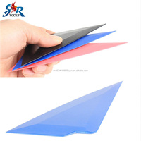 Spatule triangulaire en PP fin pour film de protection automobile, outil de pose et de scellement des bords, double usage