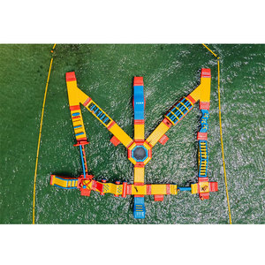 Trượt Nước Bơm Hơi Lớn Trực Tiếp Từ Nhà Máy Thương Mại Ninja Warrior Công Viên Hồ Bơi Công Viên Đánh Thức Nước Nổi Cho Trẻ Em Ngoài Trời - Product Image 2