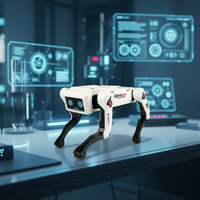 Chien robot intelligent IA, jouet avec commande vocale et télécommande par téléphone portable, avec interaction linguistique, programmation de robot chien