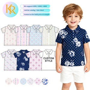 KERUI Abbigliamento per Bambini, T-Shirt Morbida e Traspirante, Maglietta Estiva Personalizzata con Motivo Floreale per <span class=keywords><strong>Bambino</strong></span> - Product Image 1