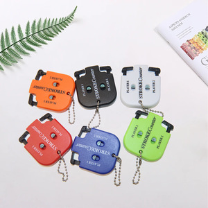 Contador de golpes de golf, marcador portátil para dos jugadores, accesorio de golf mini de plástico - Product Image 3
