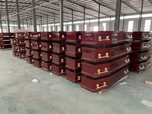 Классический европейский стиль, белая покраска, гроб, готов к немедленной поставке в морг больницы и для похоронных услуг. - Product Image 6