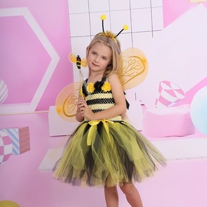 Disfraz de Abejita para Niña, Falda Tutú de Princesa, Conjunto de Vestido para Halloween, Carnaval, Fiesta de Cumpleaños, Actuación, AL053-W - Product Image 3