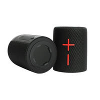 Speaker Nirkabel Portabel 2-in-1 40W, Speaker Ganda Portabel Tahan Air IPX6 dengan Lampu RGB, TWS Pairing untuk Luar Ruangan, Rumah