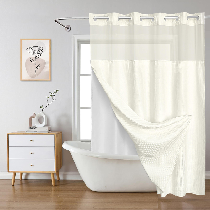 Luxury Hotel Style White Waffle Design