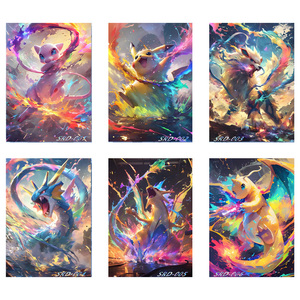 MS Novedad Popular: Álbum <span class=keywords><strong>de</strong></span> Colección con Temática Pokémon, Tiras <span class=keywords><strong>de</strong></span> Película Desgarrable, Tarjetas 3D, <span class=keywords><strong>Sobres</strong></span>, Cajas Sorpresa Eif Origin, Regalos para Jugadores - Product Image 4